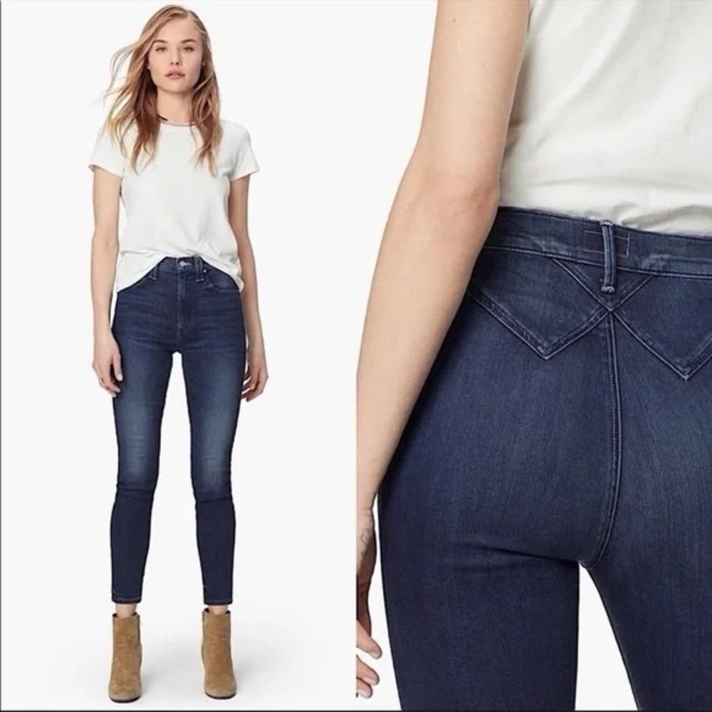 NWT MOTHER Diamond Swooner Jeans in  Tongue and Chic Size 24